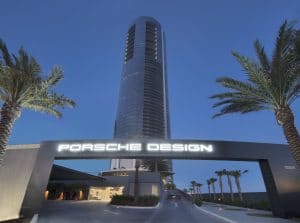 The Porsche Building near SnapCrack's Miami Beach chiropractor office